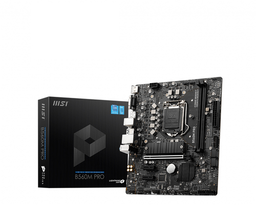 MSI B560M PRO материнская плата Intel B560 LGA 1200 (Socket H5) Микро ATX