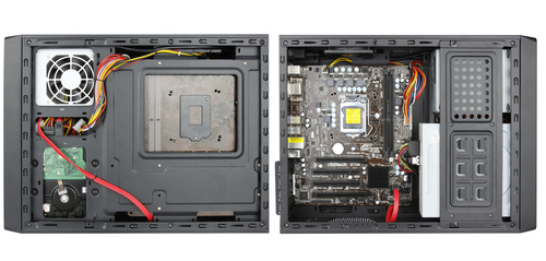 TooQ TQC-3005D-450 computer case Desktop Black – image 5