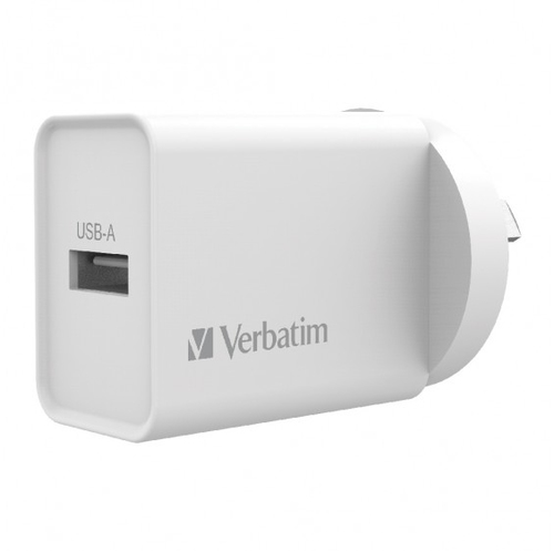 Verbatim 66590 mobile device charger Universal White AC Indoor