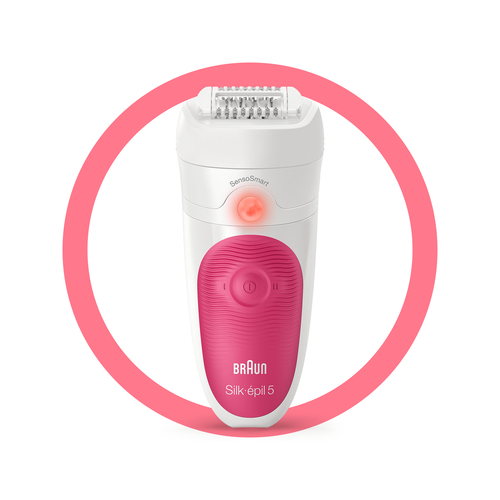 Braun Silk-épil 5 81711462 epilator 28 tweezers White, Rose – image 2