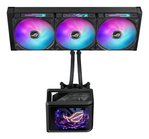 Asus Rog Ryuo IV Slc 360 Argb Curved OLED display 360mm Aio Cooler - 90RC0151-B0EAY0 - image 6