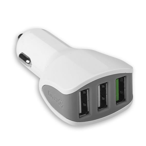 Celly CC3USBTURBOWH mobile device charger Smartphone, Tablet White Cigar lighter Auto