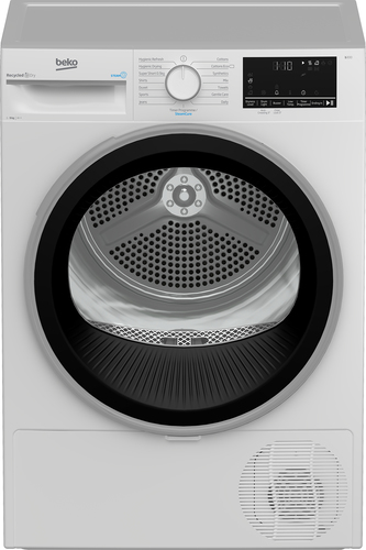 Beko B3T49231DW 9kg Heat Pump Tumble Dryer with SteamCure