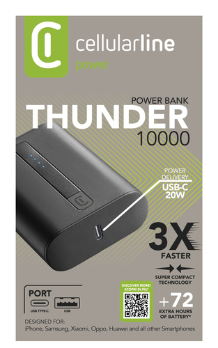 Cellularline Power Bank THUNDER 10000 – image 7