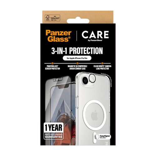 CARE by PanzerGlass Flagship 3-in-1 Bundle iPhone 17e  16e – Foto 4 von 7