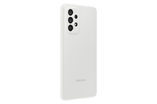 Samsung Galaxy A73 5G Silicone Cover White – image 3