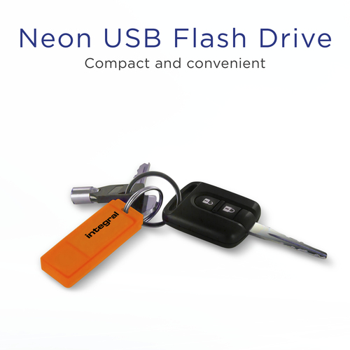 Integral 64GB USB2.0 DRIVE NEON ORNG – image 5