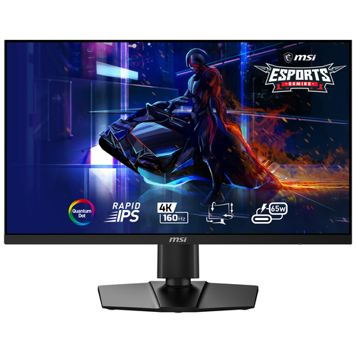 MSI MPG 274URF QD монитор для ПК 68,6 cm (27") 3840 x 2160 пикселей 4K Ultra HD QD-OLED Черный