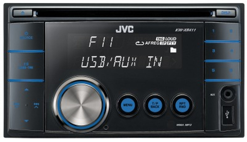 JVC KW-XR411E car media receiver Black