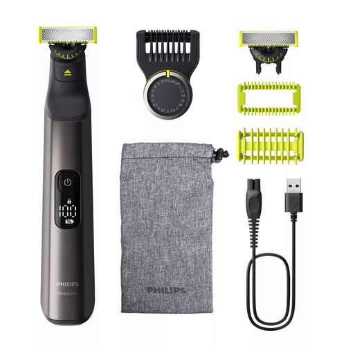 Philips QP6552/15 OneBlade Pro 360 Baardtrimmer Grijs, afbeelding 2