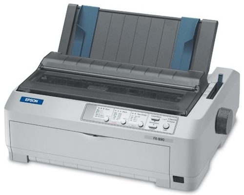 Epson FX 890 - Impresora - B/N - matriz de puntos - 256 x 363 mm Rollo 216 cm - 240 x 144 ppp - 9 espiga - hasta 680 caracteres/segundo - paralelo USB - C11C524001