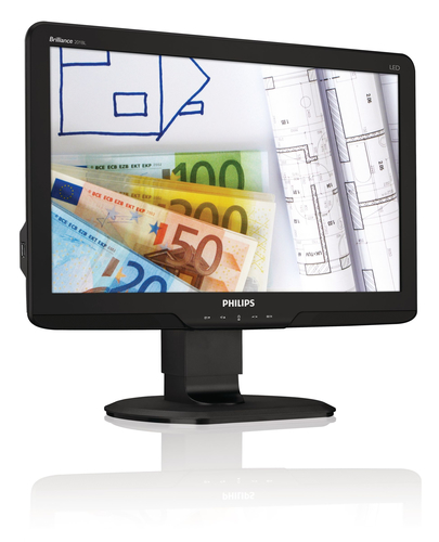 Philips Brilliance 201BL2CB/27 PC lamekuvar 50,8 cm (20) 1600 x 900 pikslit Must
