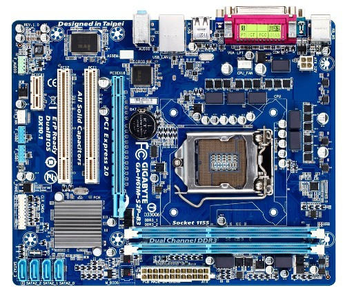 GIGABYTE GA-H61M-S2P-B3 emaplaat Intel H61 LGA 1155 (Socket H2) Mikro ATX