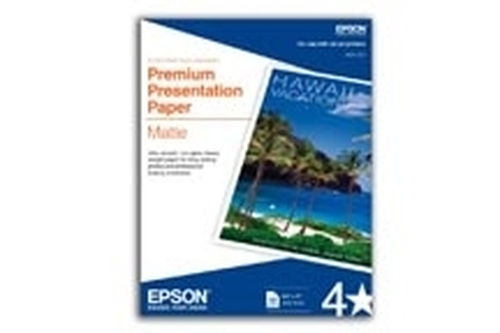 S041467 Epson - Mate - 203 x 254 mm 50 hojas papel - para EcoTank ET-3600 Expression ET-3600 WorkForce ET-16500 WF-2750 2760 2930