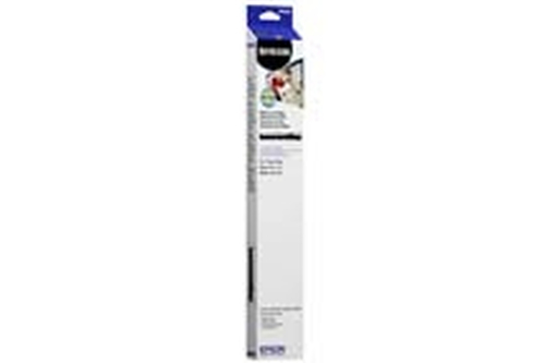 Epson Black Fabric Ribbon Cartridge. Printing colours: Black, Type: Original. Weight: 199.5 g. Dimensions (WxDxH): 76.2 x 