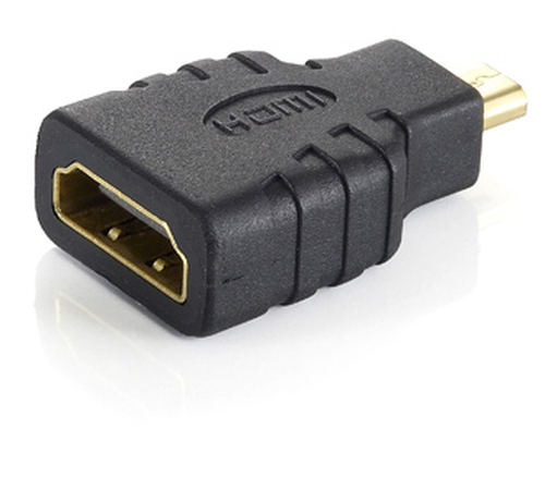 Equip 118905 kabeļu spraudņu pāreja HDMI A HDMI D Melns
