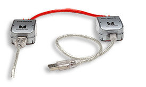 Manhattan 171632 USB kabelis USB 1.1 45,7 m USB A Pilka