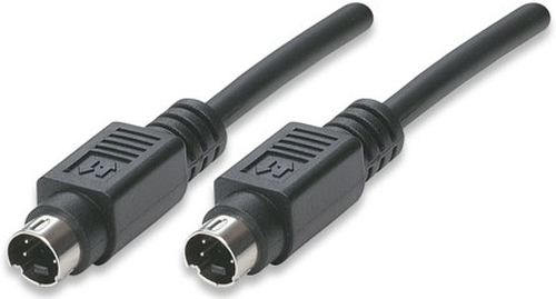 Manhattan 300568 S-Videokabel 30 m S-Video (4-pin) Schwarz