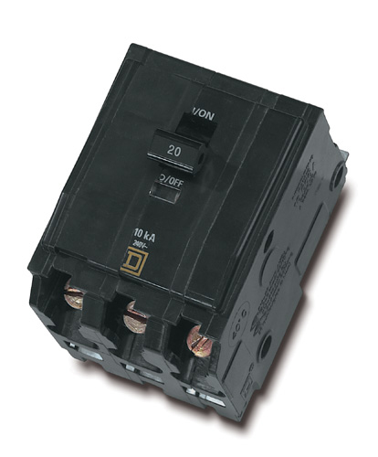 PDU 3 POLE 20AMP BOLT ON SQUARE