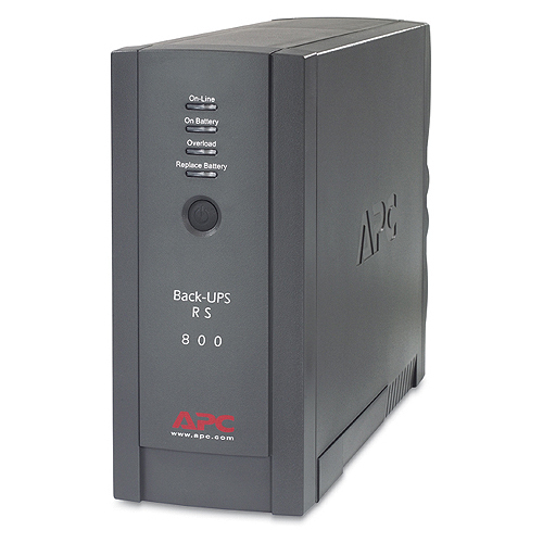 APC Back-UPS RS 800 - UPS - CA 120 V - 540 vatios - 800 VA - USB - conectores de salida 7 - negro - Código: BR800BLK | Compra en Guadalajara