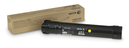 Xerox Black High Capacity Toner Cartridge 24k pages for 7800 - 106R01569