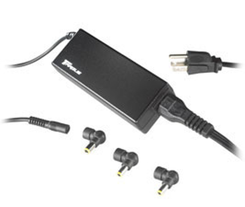 Targus Home/Office 75 Watt AC Laptop Power Adapter toiteadapter ja vaheldi 75 W Must