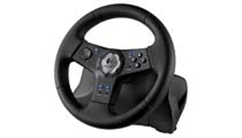 963323-0914 Logitech Rally Vibration Feedback wheel - Juego de volante y pedales - cableado - para Sony PlayStation 2 Sony PlayStation