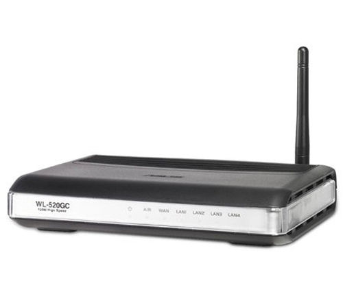 ASUS WL-520gc - Broad Range Wireless Router juhtmevaba ruuter