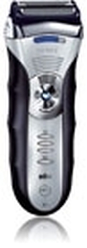 Braun 370 Herrenrasierapparat Folienschaber Trimmer Blau, Silber