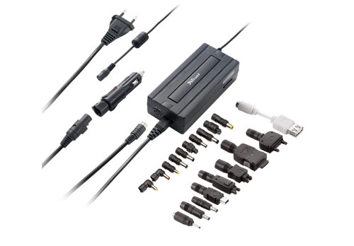 Trust Universal Notebook Power Adapter PW-1700p toiteadapter ja vaheldi Must