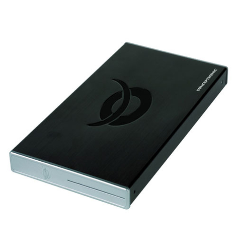 Conceptronic Grab'n'GO 2.5 Hard Disk Box eSATA/USB 2.0 Melns 2.5