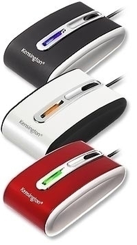 Kensington Pocketmouse colour, black kompiuterio pelė USB A tipo Optinis 400 DPI