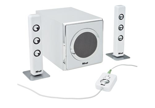 Trust 2.1 Speaker Set SP-3600A UK garso kolonėlių komplektas 40 W Balta 2.1 kanalai