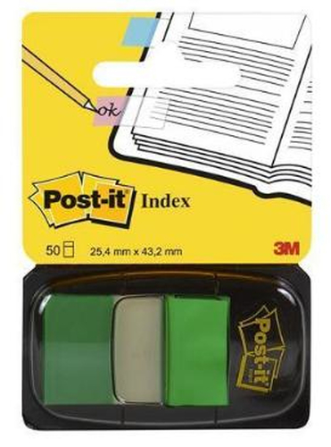3M Post-it 680-3 pašlīpošs piezīmju papīrs Taisnstūris Zaļš 50 lapas Pašlīmējošs