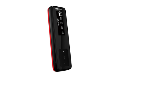 Philips GoGear SA4MIN04RF/97 MP3-/MP4-mängija MP3-mängija 4 GB Must, Punane