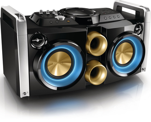 Philips FWP2000X/78 helisüsteem koju Kodune audio minisüsteem 240 W Must, Sinine, Kuld