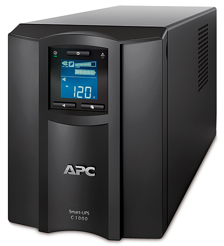 APC Smart-UPS C 1000VA LCD - UPS - CA 120 V - 600 vatios - 1000 VA - RS-232 USB - conectores de salida 8 - negro - no se vende en CO VT y WA - para P/N AR3103 AR3103SP AR3106SP AR3357X674 AR9300SP AR9300SP-R AR9307SP AR9307SP-R - SMC1000