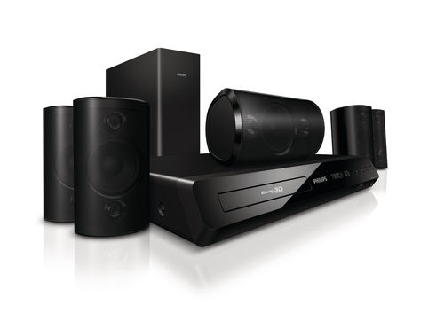 Philips HTS3564/F7 kodukinosüsteem 5.1 kanalid 1000 W 3D-ühilduvus Must