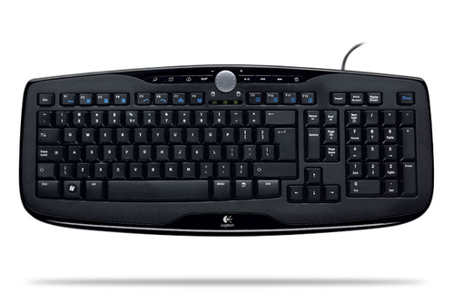 Logitech Media Keyboard 600 klaviatuur USB Must