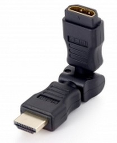 Equip HDMI 45° Swivel M/F Melns
