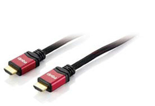 Equip HDMI/HDMI, 5.0m HDMI kabelis 5 m HDMI A tipo (standartinis) Juoda, Raudona
