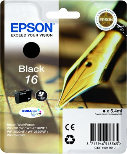 Original Epson 16 Black Ink Cartridge - image 2