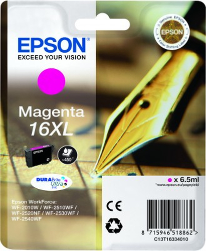 Original Epson 16XL Magenta Ink Cartridge - image 2