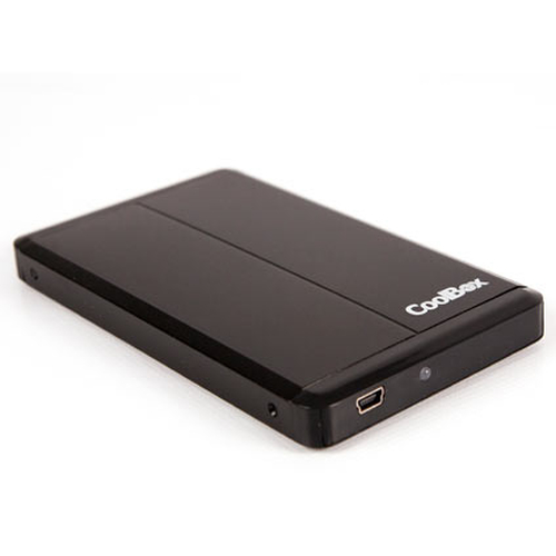 CoolBox SlimChase 2502 Melns 2.5