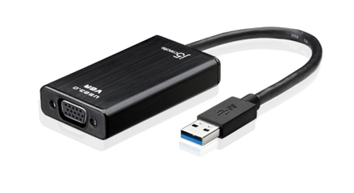 j5create JUA310 USB grafiskais adapteris 2048 x 1152 pikseļi Melns