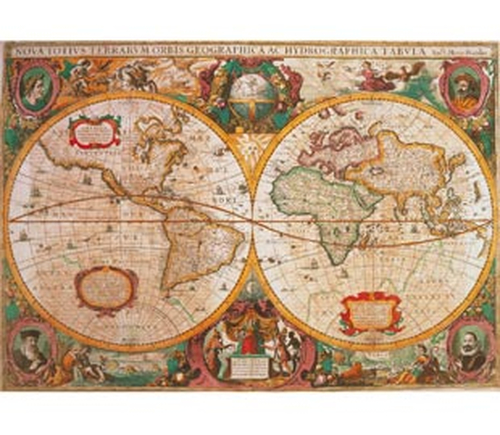 Clementoni Mapa Antigua 1000 tk Maakaardid