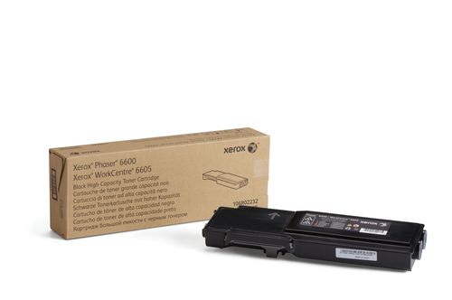 Xerox Black High Capacity Toner Cartridge 8k pages for 6600 WC6605 - 106R02232