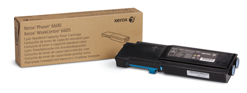 Xerox Cyan Standard Capacity Toner Cartridge 2k pages for 6600 WC6605 - 106R02245