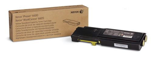 Xerox Yellow Standard Capacity Toner Cartridge 2k pages for 6600 WC6605 - 106R02247