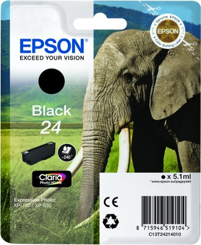 Original Epson 24 Photo Black Ink Cartridge - image 2